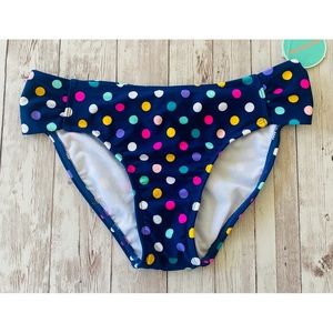 Copper Key Polka Dot Bikini Bottom